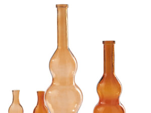 Vloervaas Jausano Glas Oranje H100 cm