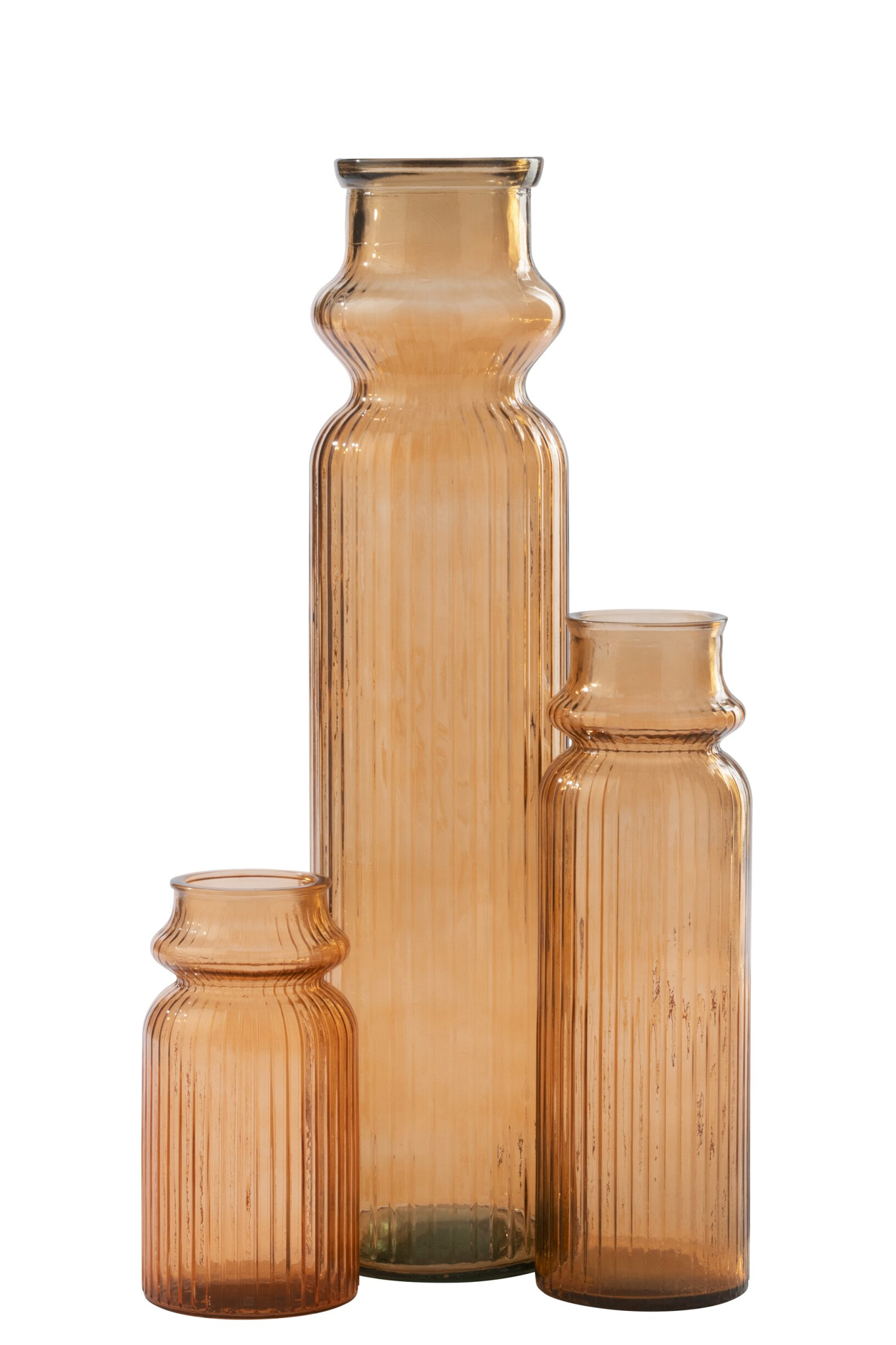 Vloervaas Lirror Glas Oranje H76,5 cm