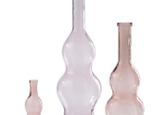 Vloervaas Stolu Glas Roze H100 cm