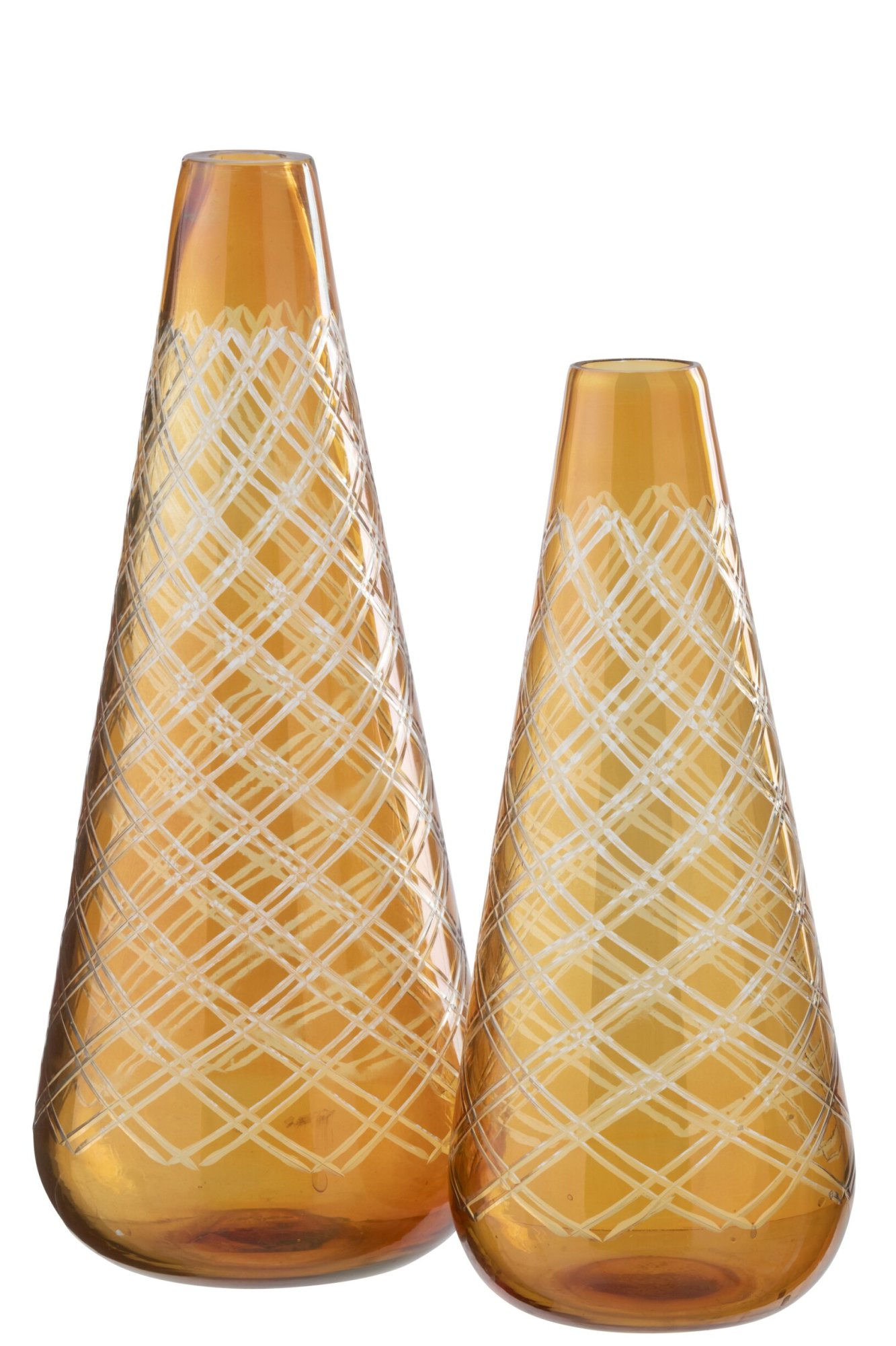 Vaas Meemmio Glas Goud H43 cm