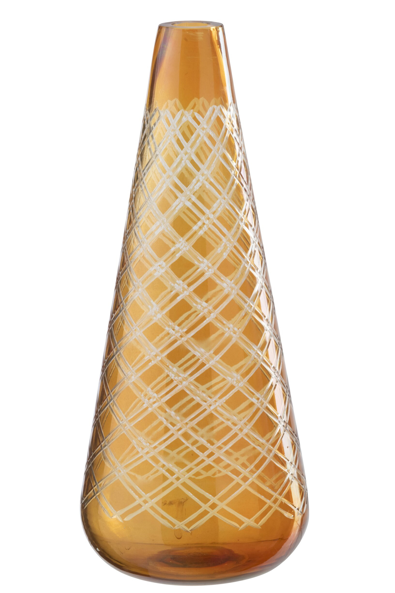 Vaas Meemmio Glas Goud H43 cm - Afbeelding 3