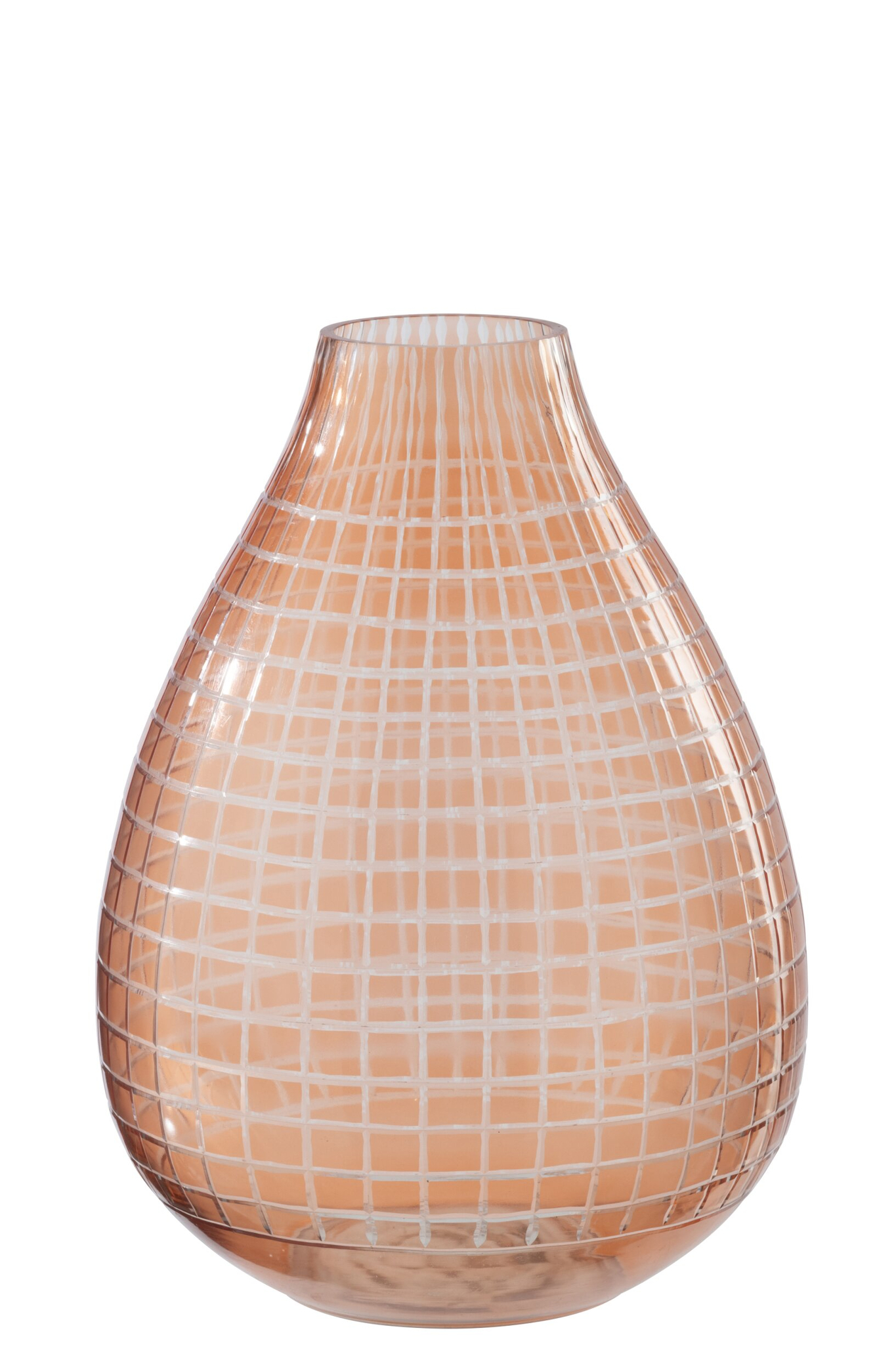 Vaas Taultino Glas Oranje H32 cm