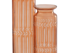Vaas Zeirmer Glas Oranje H41 cm
