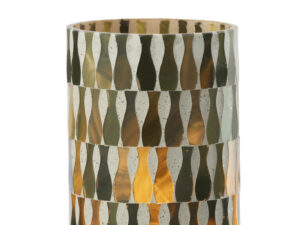 Kandelaar Skusira Glas Groen H18 cm