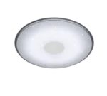 Plafondlamp Kessu wit Ø42,5 cm met sterreneffect en strak rond design