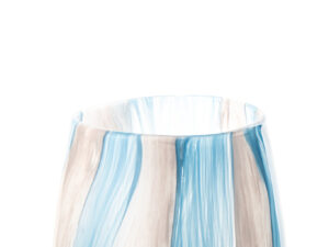 Windlicht Prustoro Glas Blauw H20,5 cm