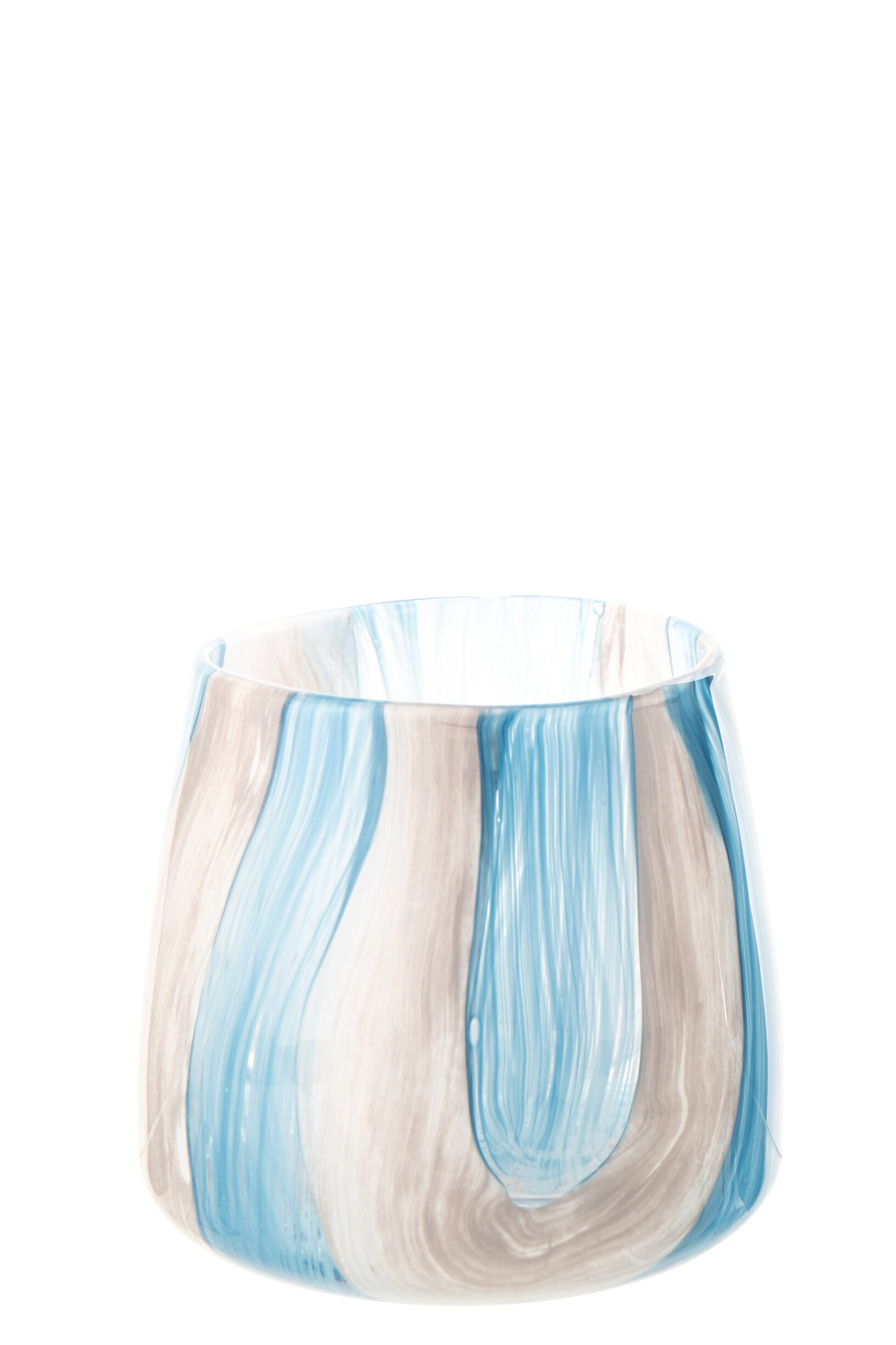 Windlicht Prustoro Glas Blauw H20,5 cm