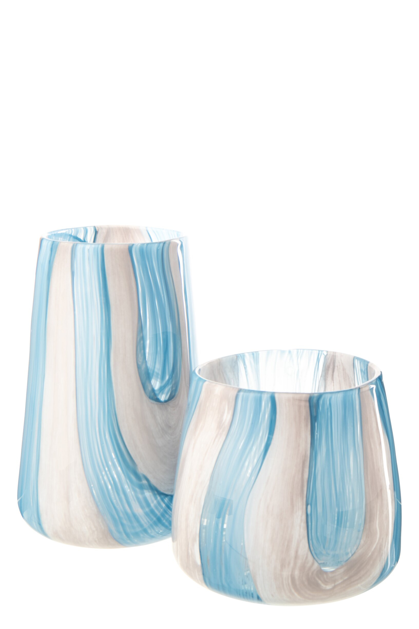 Windlicht Pemund Glas Blauw H30,5 cm