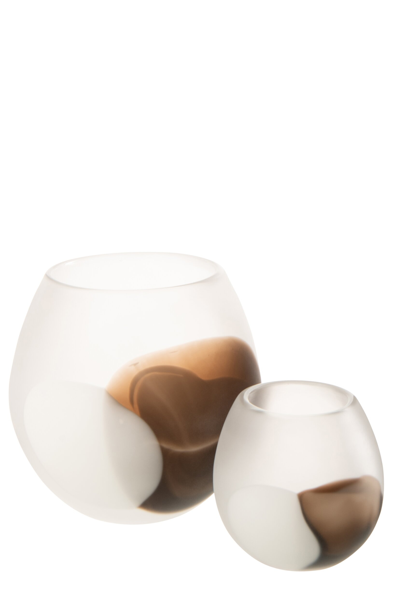 Windlicht Loomund Glas Wit H22 cm