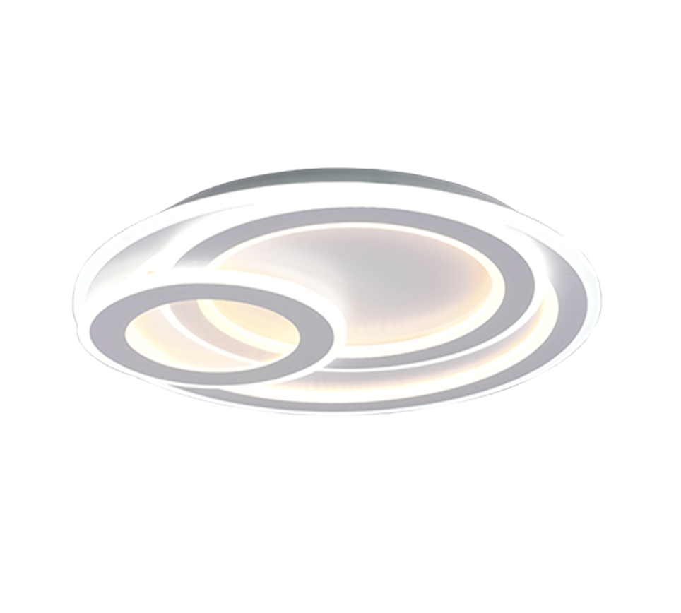 Plafondlamp Staurry Mat Wit Ø51 cm - Set van 3 - Afbeelding 3