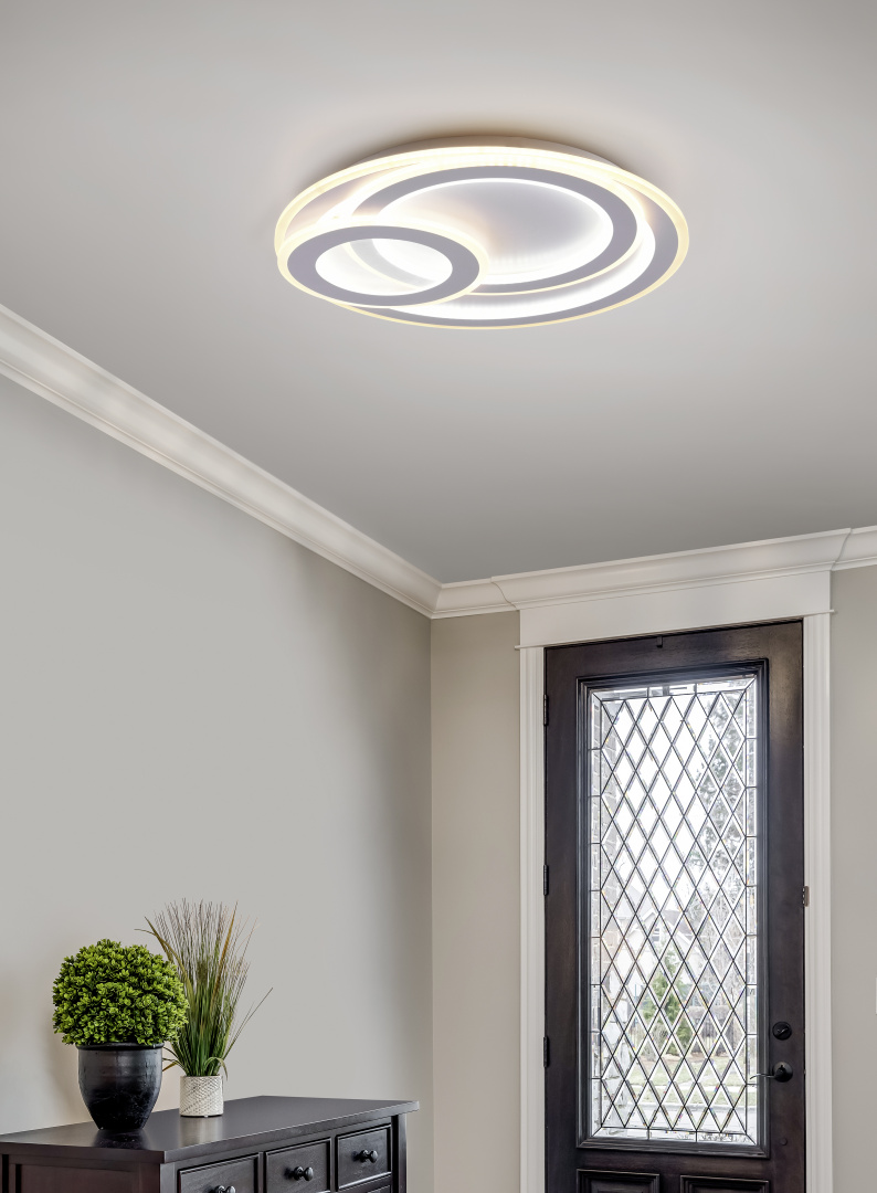 Plafondlamp Staurry Mat Wit Ø51 cm - Set van 3 - Afbeelding 6