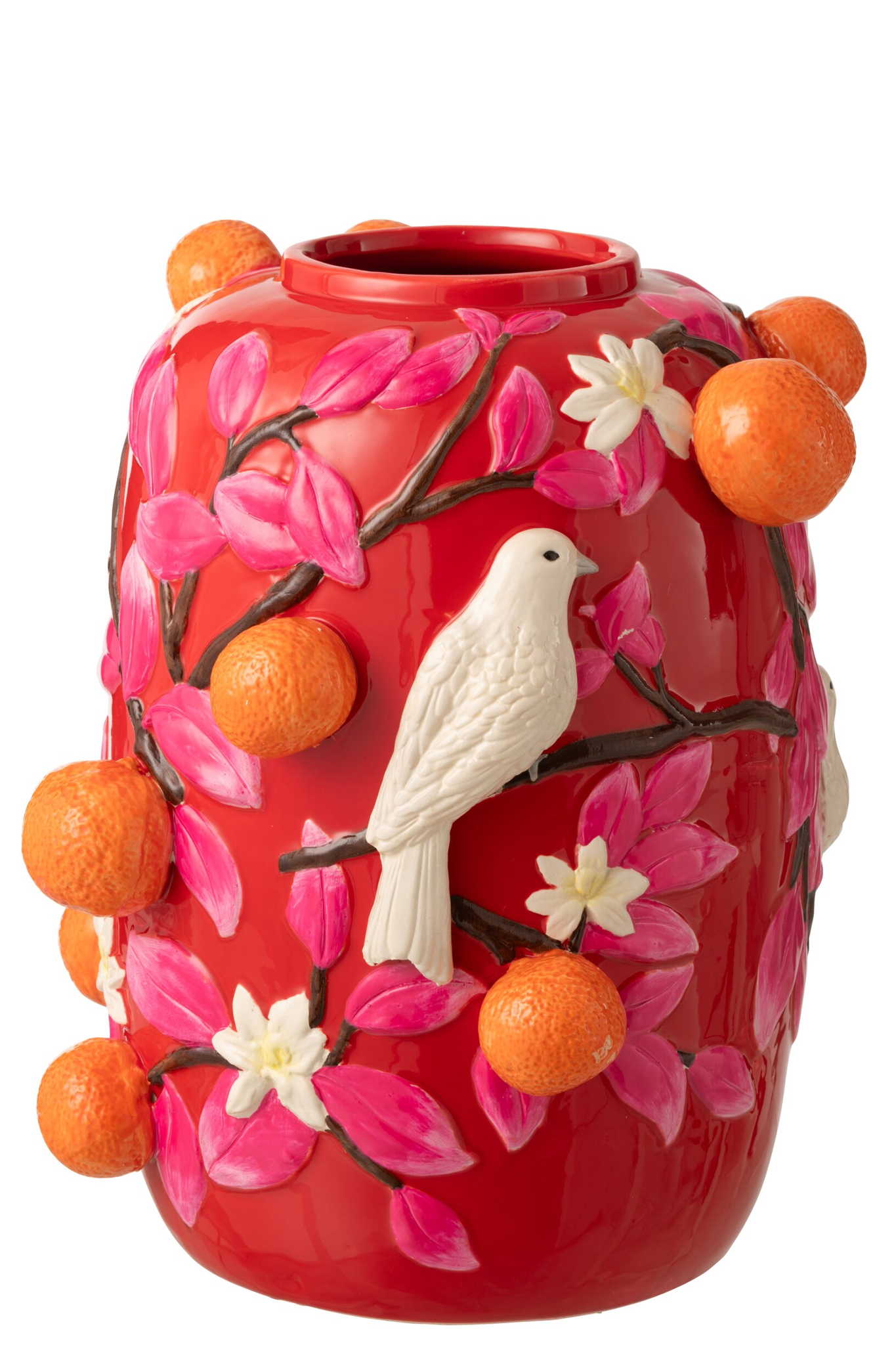 Vaas Cagliari Keramiek Roze H40,5 cm - Afbeelding 2