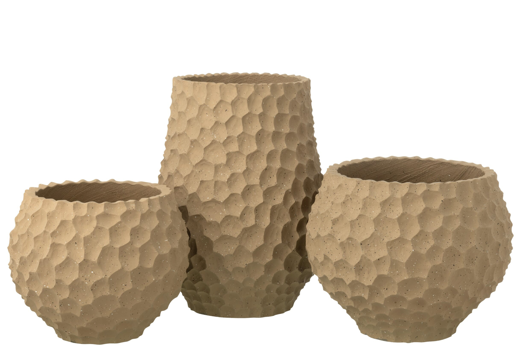Bloempot Paadea Zand Beige H48 cm