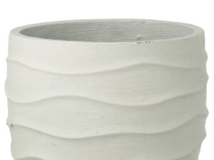Bloempot Traaden Zand Wit H38 cm