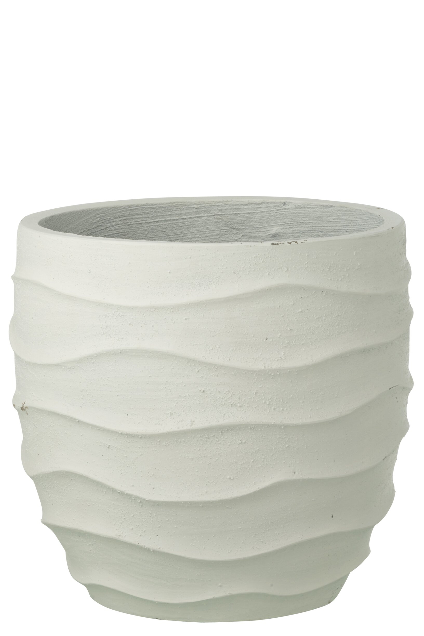 Bloempot Traaden Zand Wit H38 cm