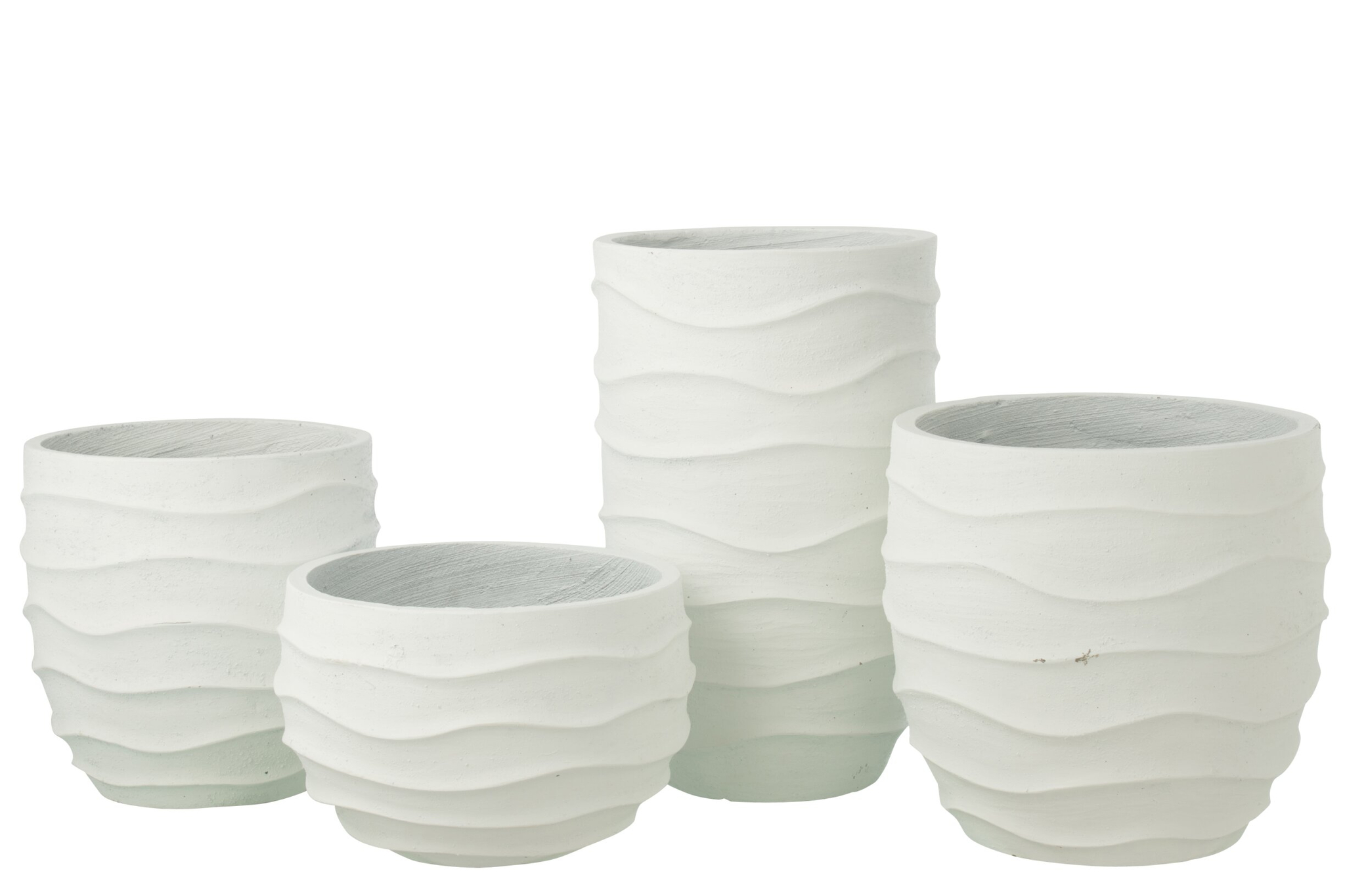 Bloempot Niebo Zand Wit H53,5 cm