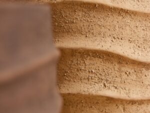 Bloempot Roostir Zand Beige H38 cm