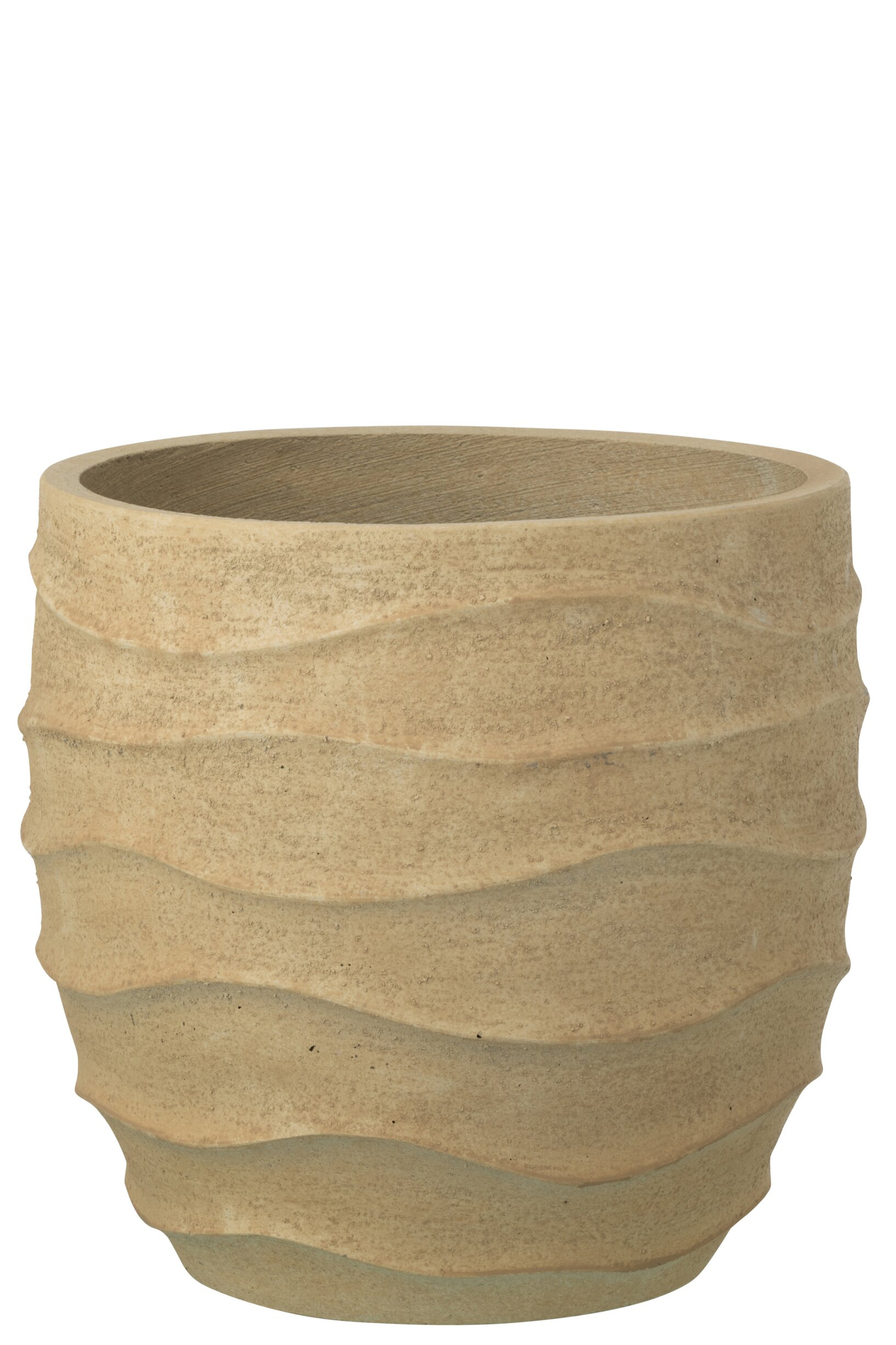 Bloempot Roostir Zand Beige H38 cm - Afbeelding 2