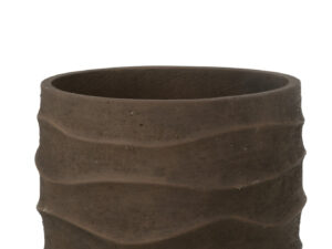 Bloempot Mantova Zand Bruin H34 cm