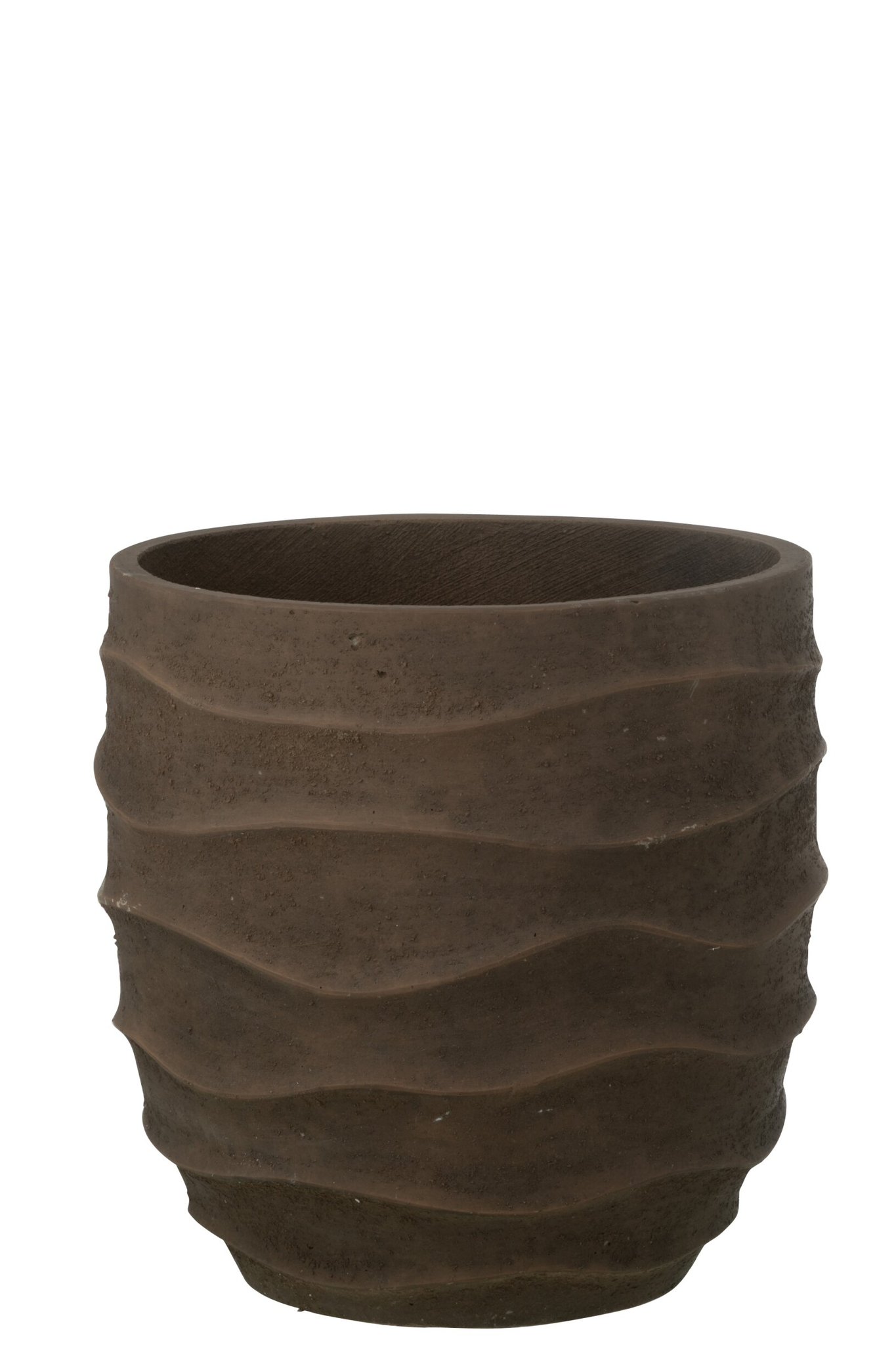Bloempot Mantova Zand Bruin H34 cm