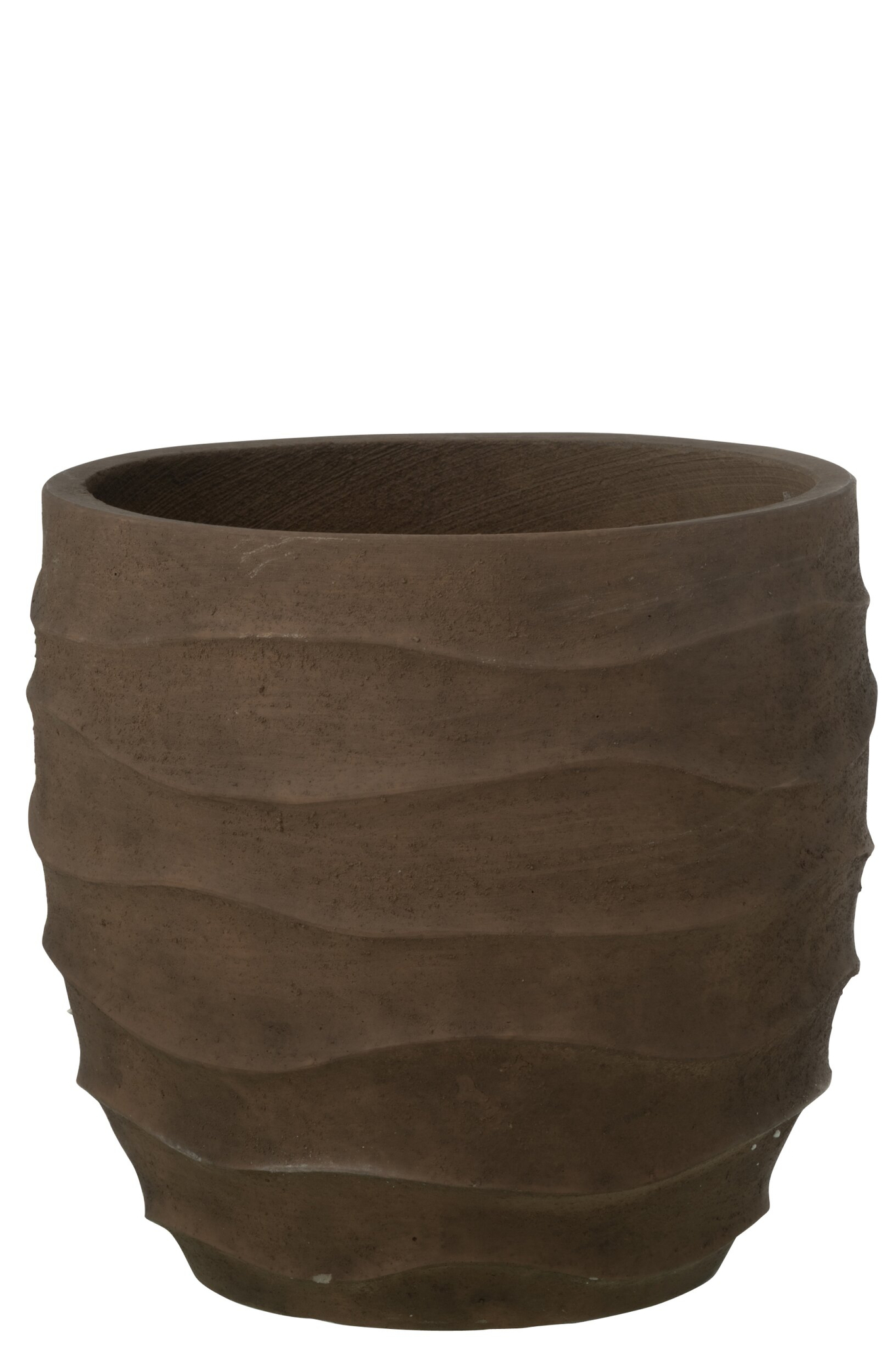 Bloempot Broontia Zand Bruin H38 cm