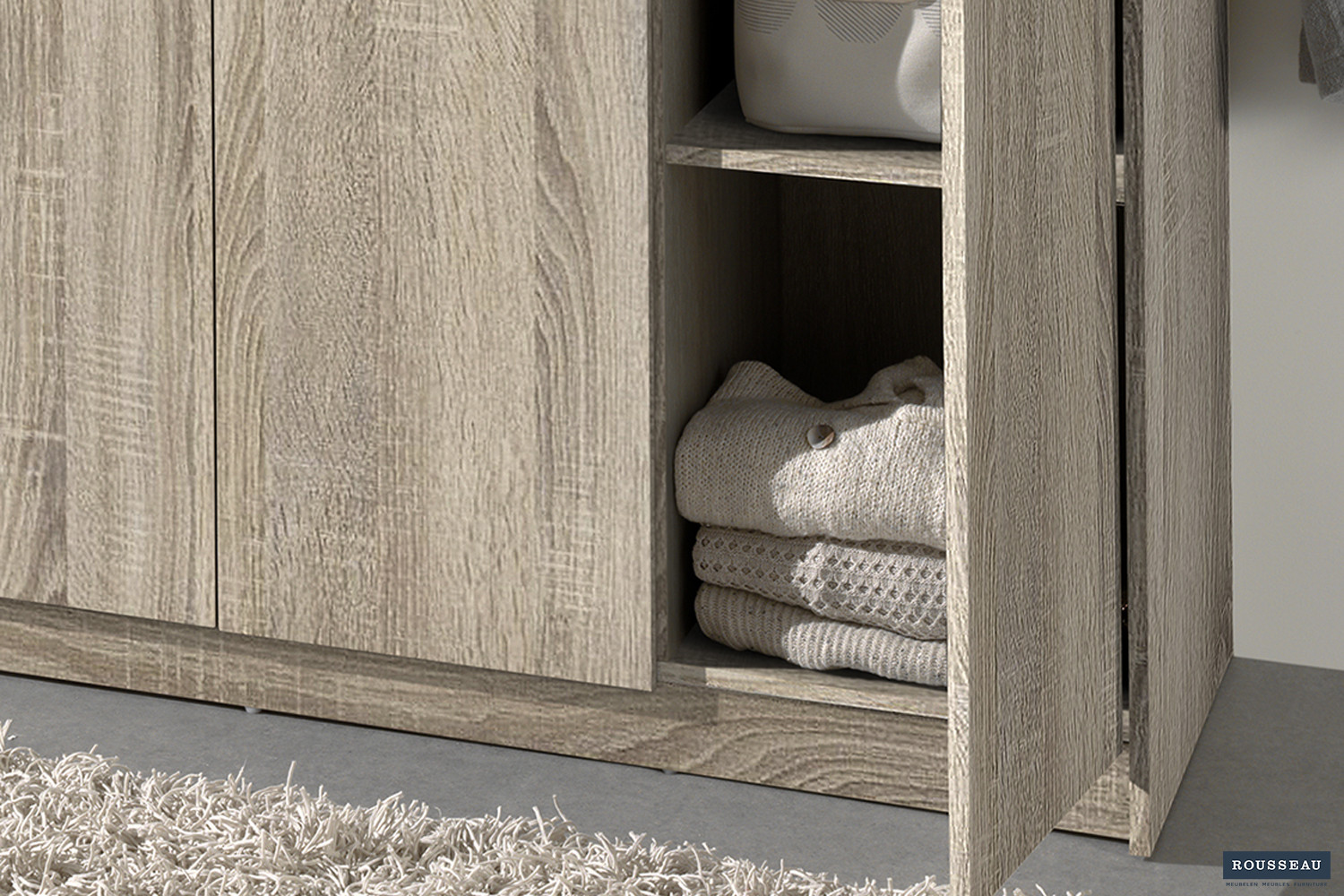 Kledingkast Ceiskun 117,5 cm - Afbeelding 4