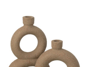 Vaas Dildand Steen Beige H28 cm