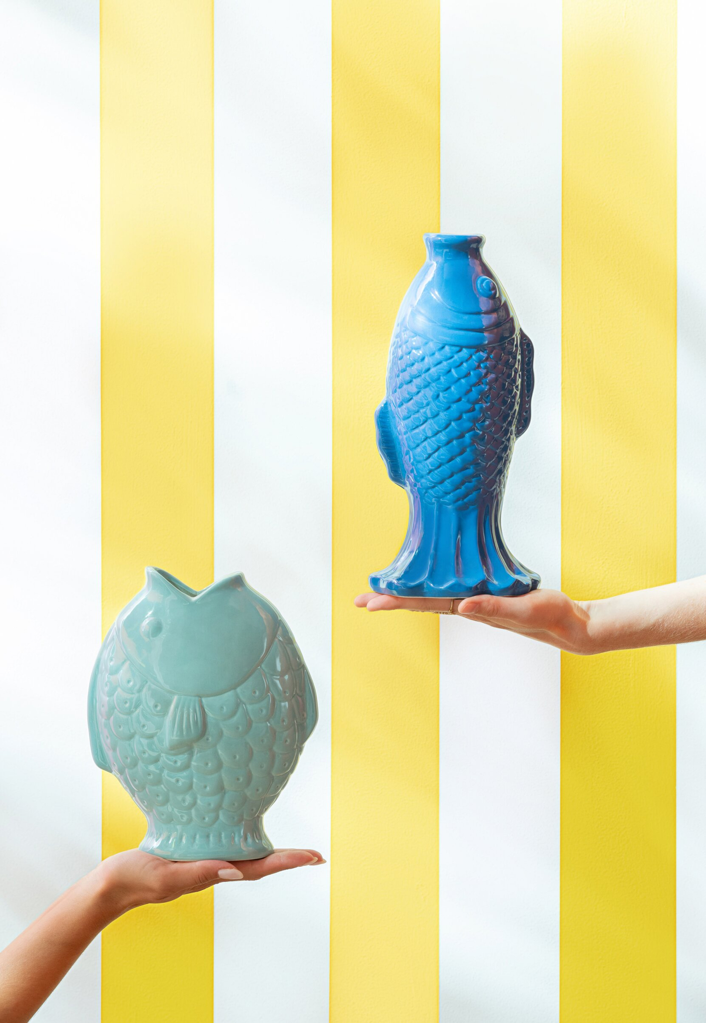 Decoratiefiguur Garos Steen Blauw H28 cm