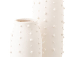 Vaas Nooru Steen Wit H57,5 cm