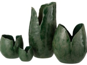 Vaas Cornund Klei Groen H46 cm