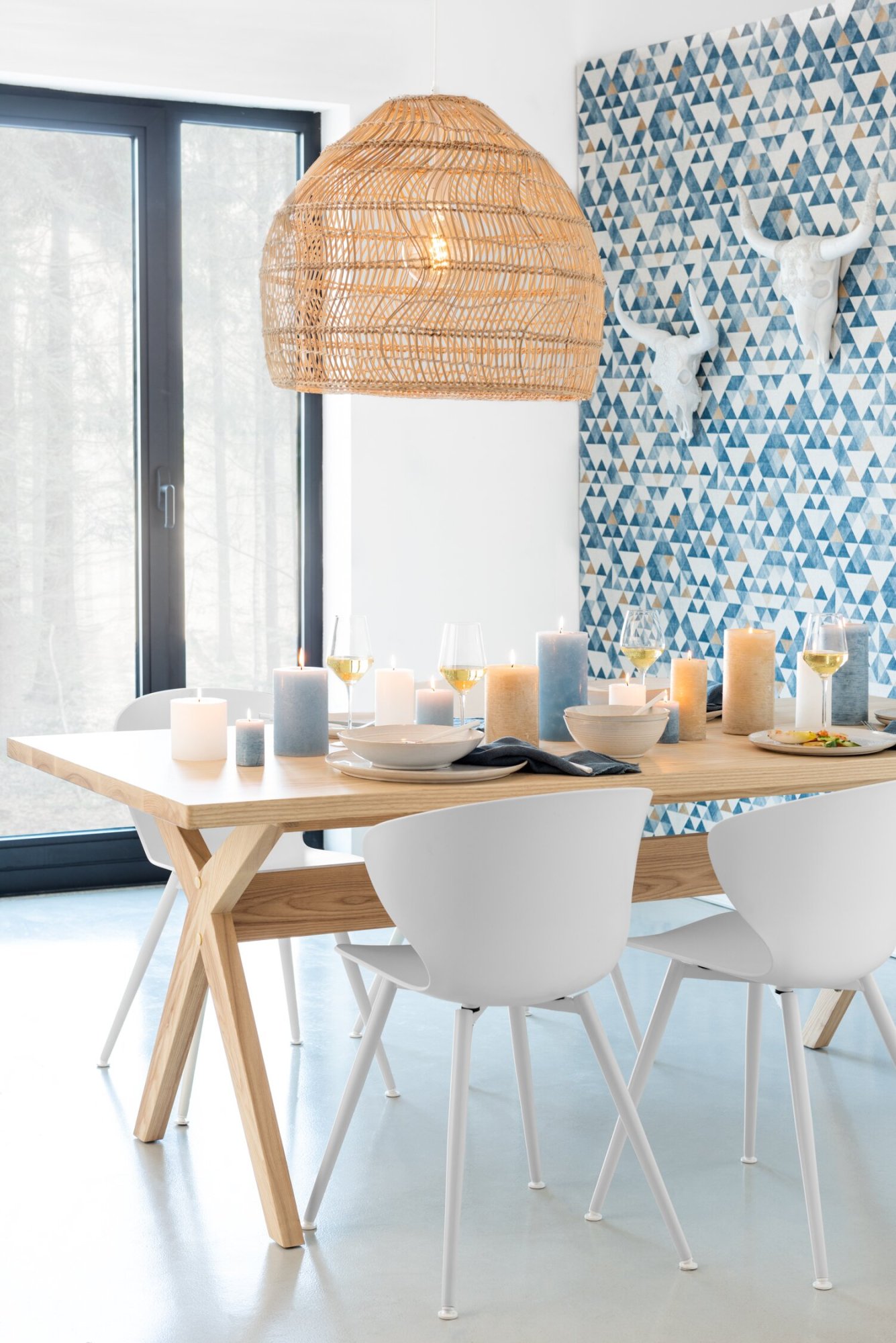 Cilinderkaars Sullan Blauw