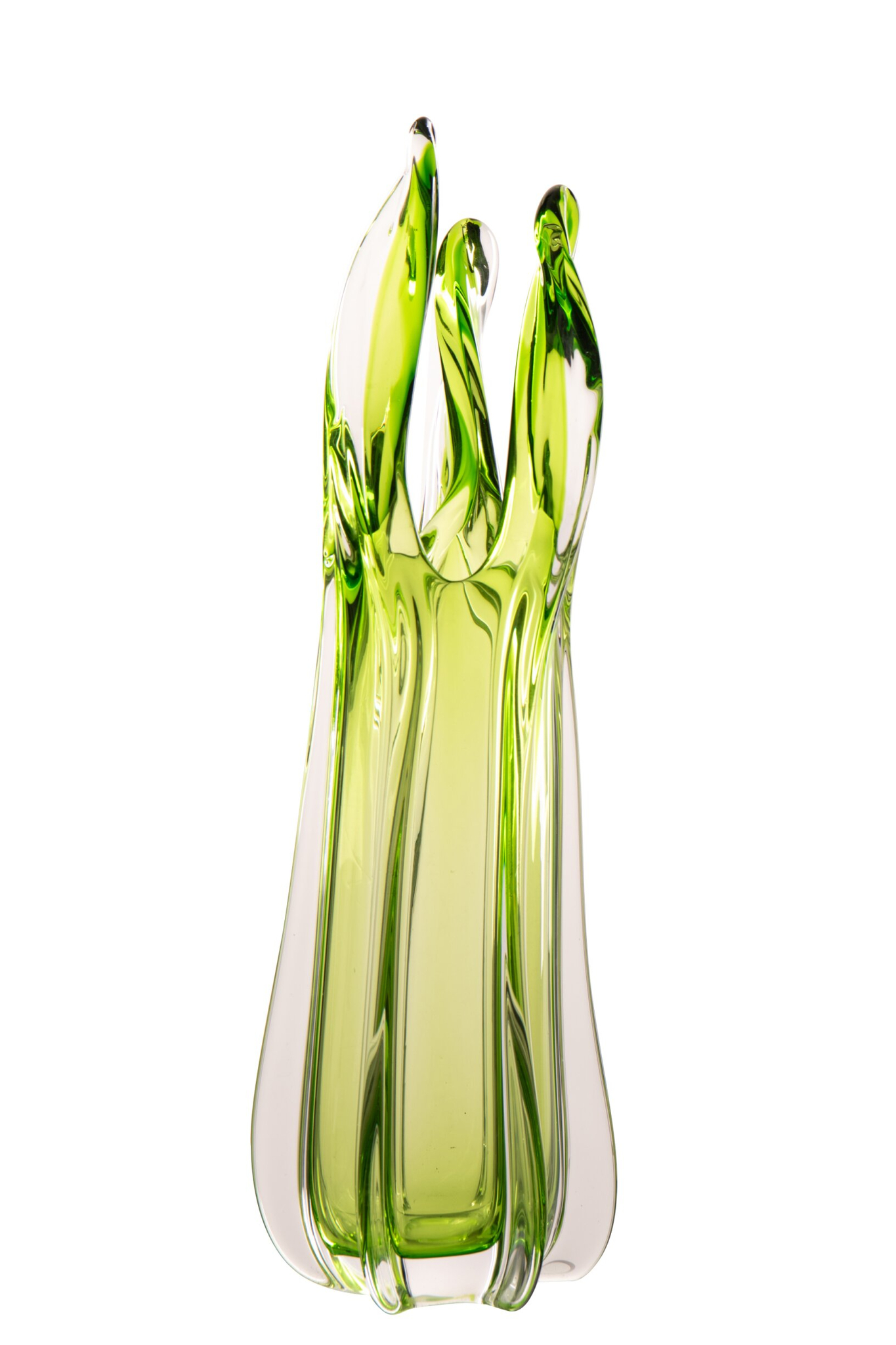 Vaas Berrura Glas Groen H55 cm