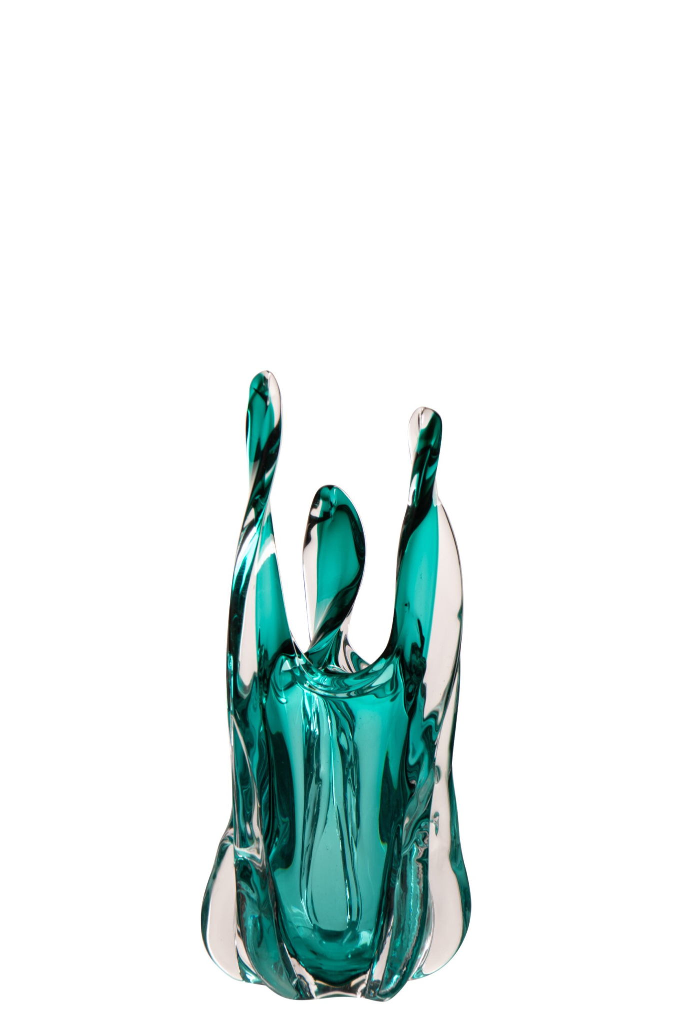 Vaas Jaules Glas Blauw H38 cm