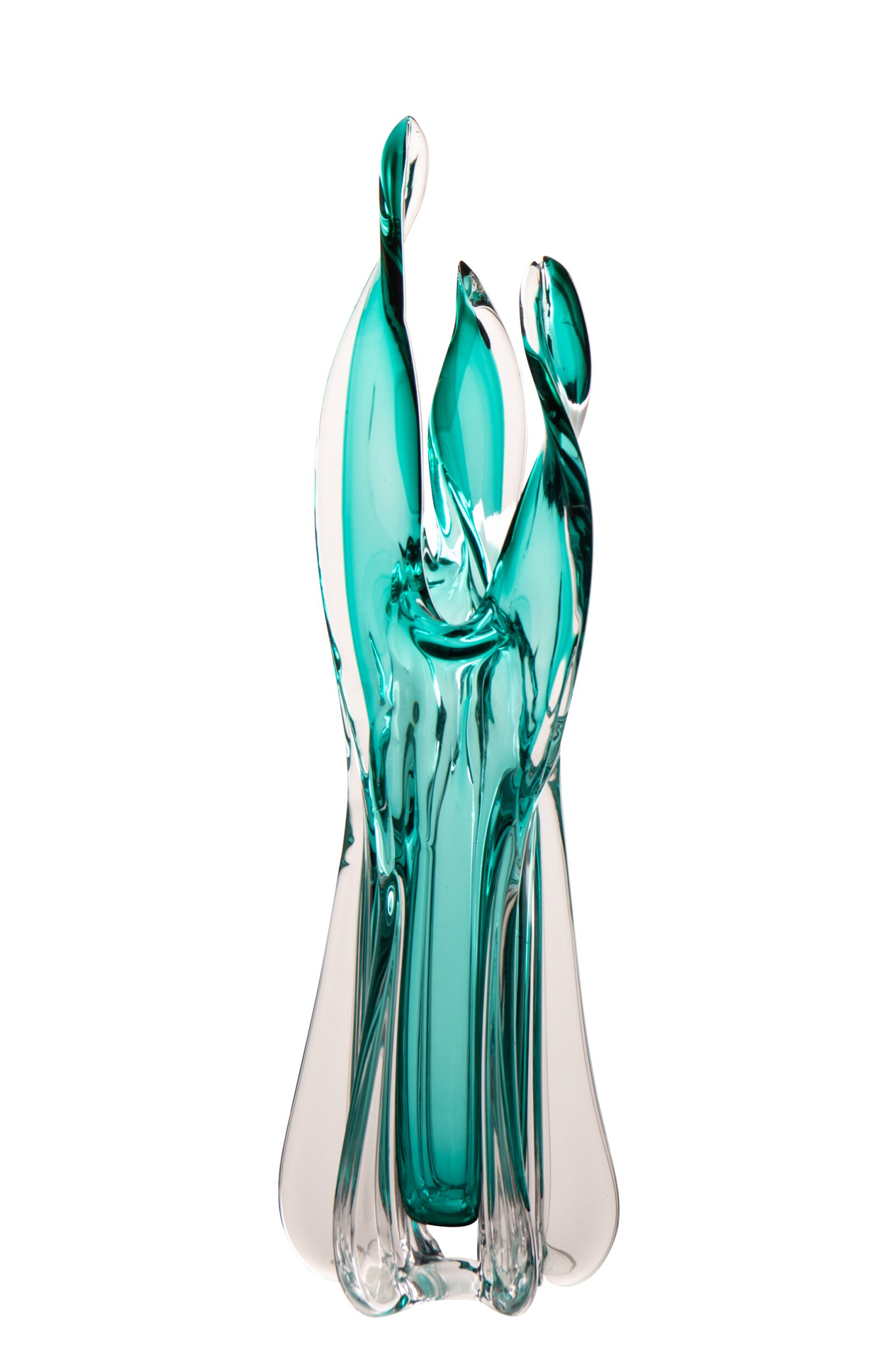 Vaas Brundol Glas Blauw H55 cm