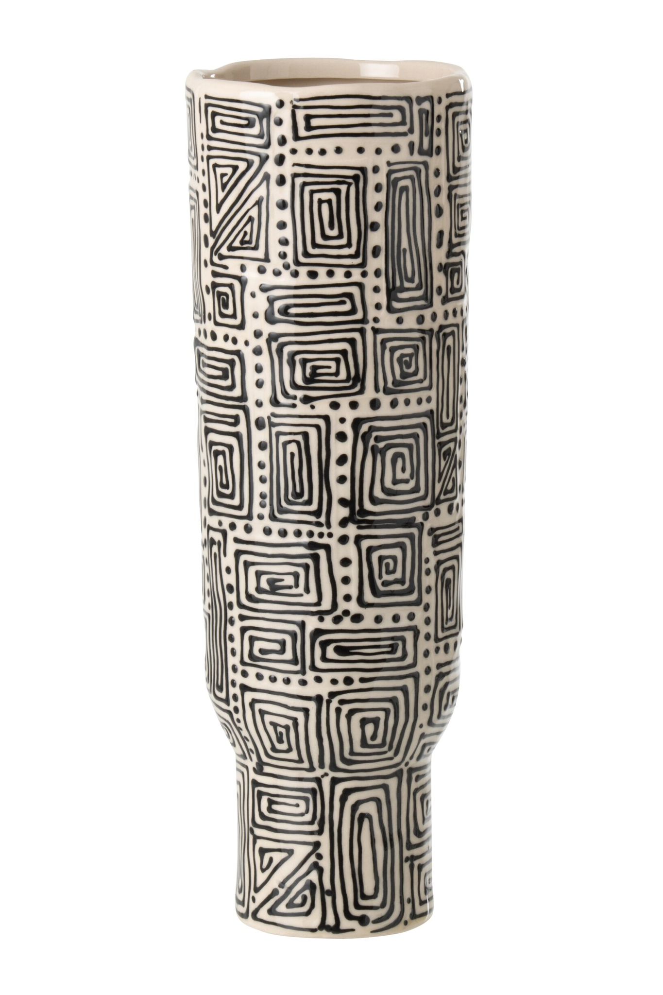 Vaas Lugo Porselein Wit H50,2 cm - Afbeelding 3