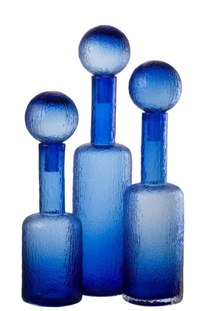 Decoratie Fermonte Glas Blauw - Afbeelding 2
