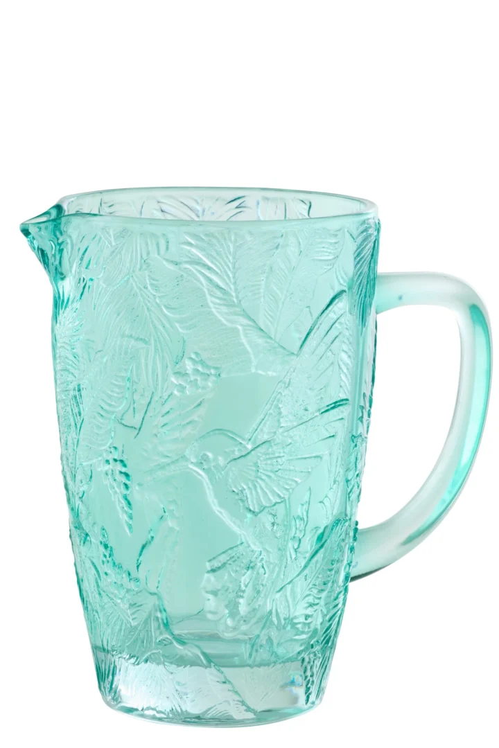 Karaf Skosel Glas Blauw - Afbeelding 2