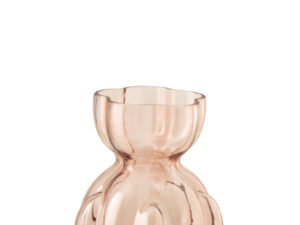 Vaas Treirmena Glas Roze H22 cm