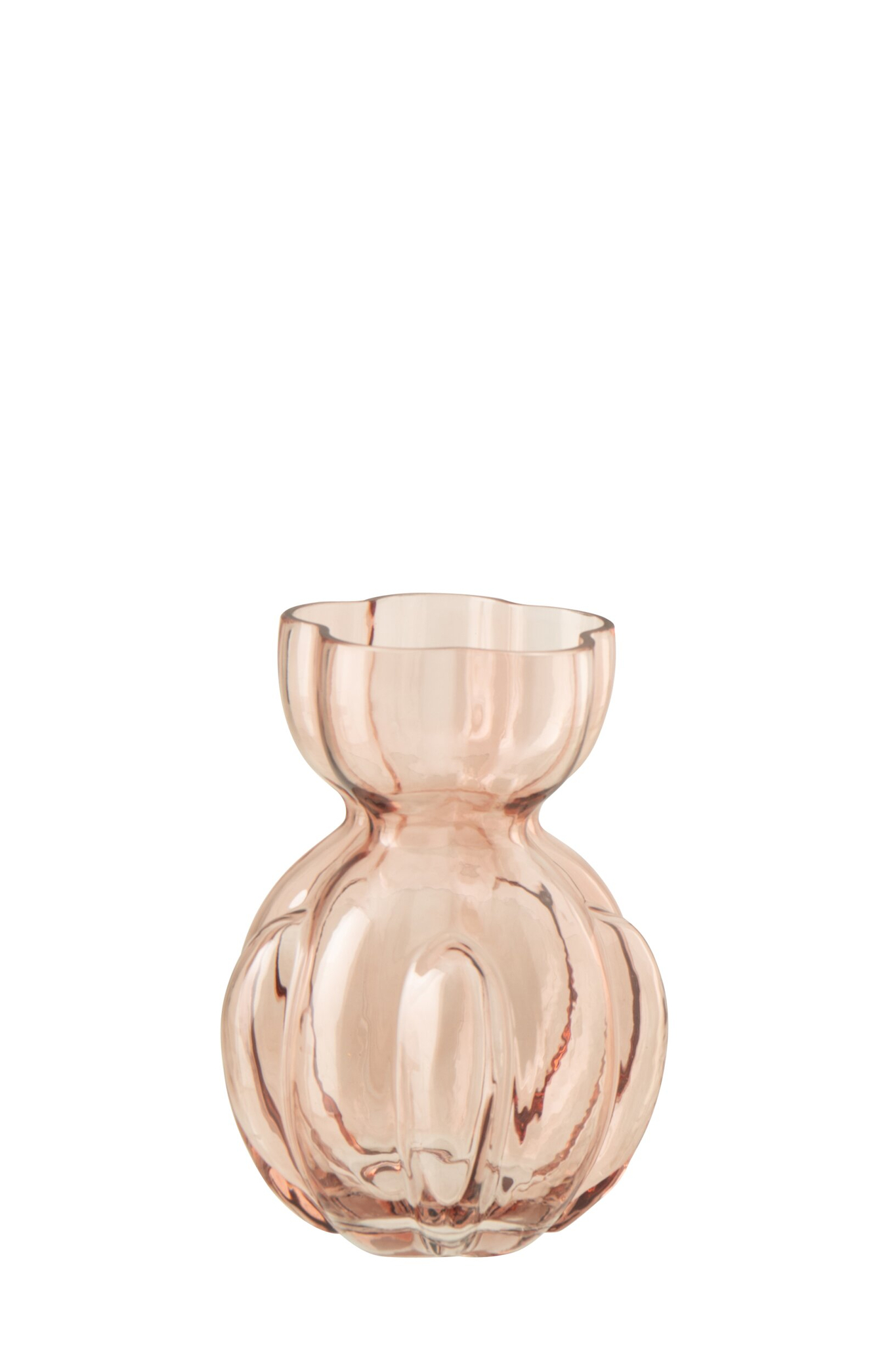 Vaas Treirmena Glas Roze H22 cm