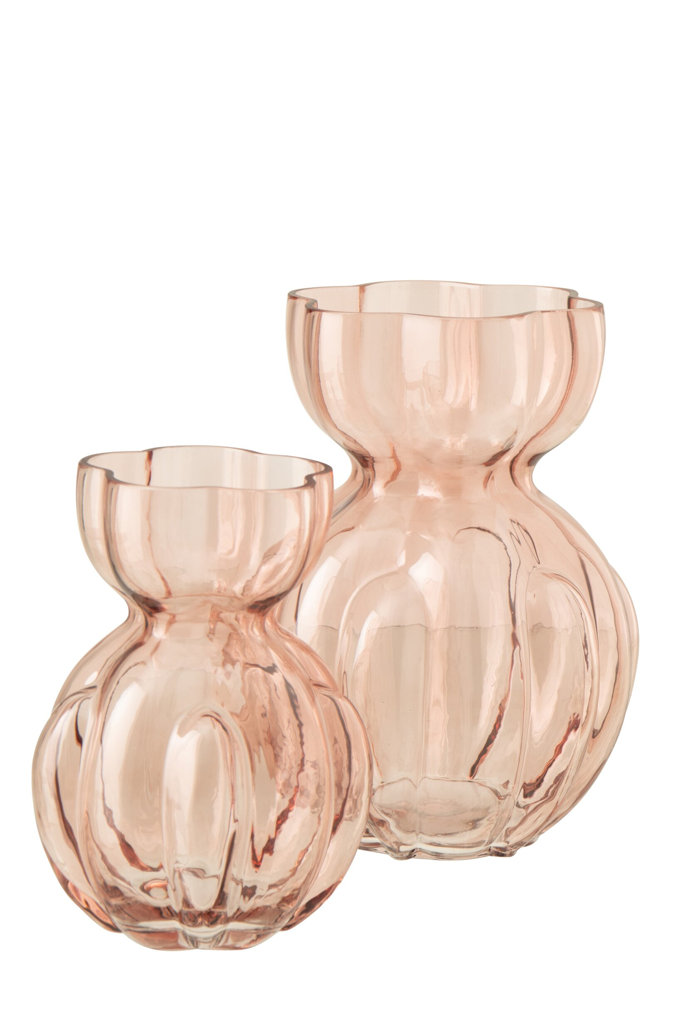 Vaas Brookir Glas Roze H28 cm