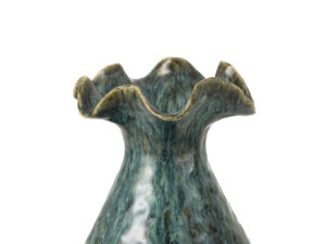 Vaas Zerrino Klei Blauw H25 cm