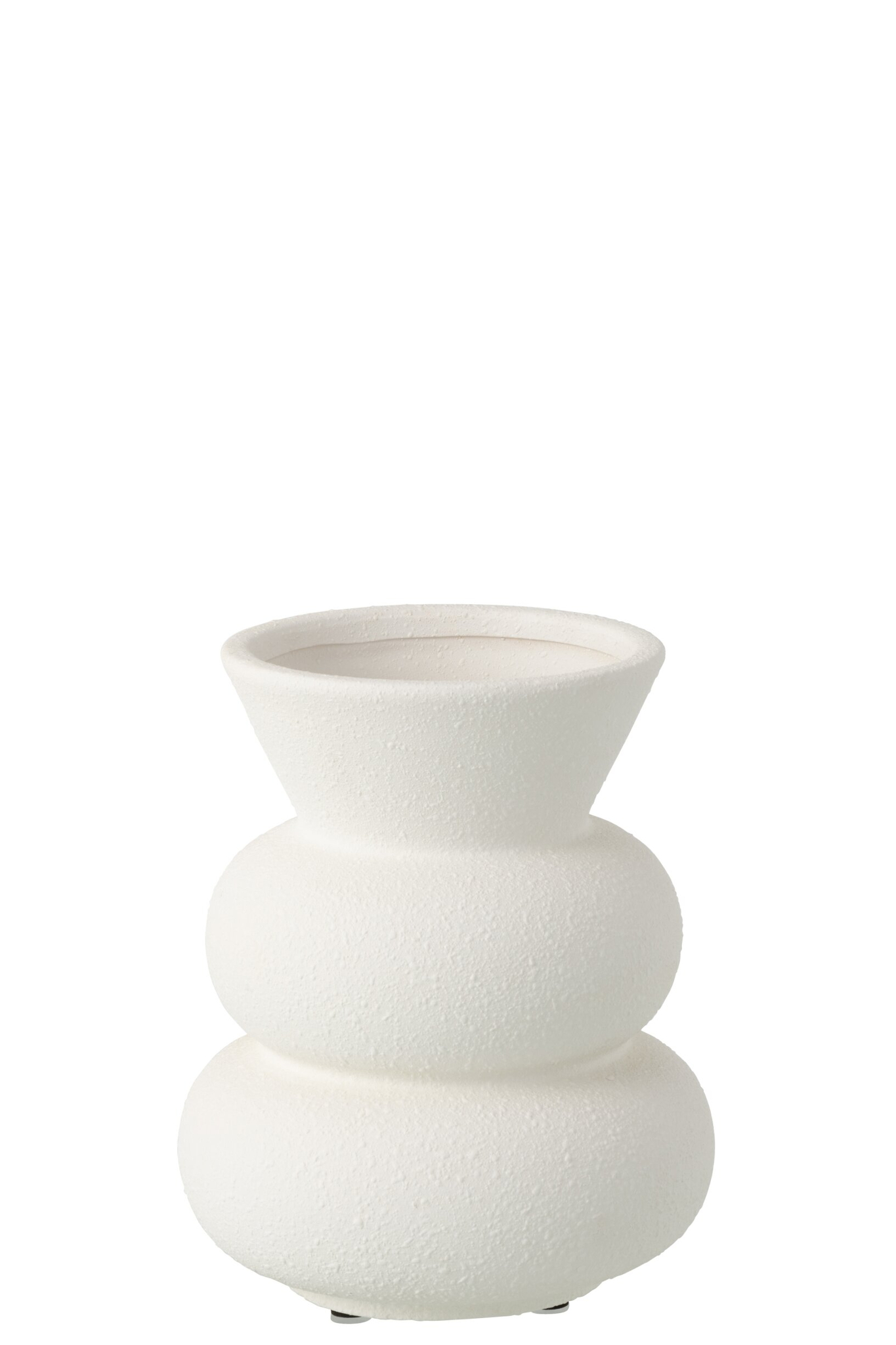 Vaas Jonna Klei Wit H24,5 cm