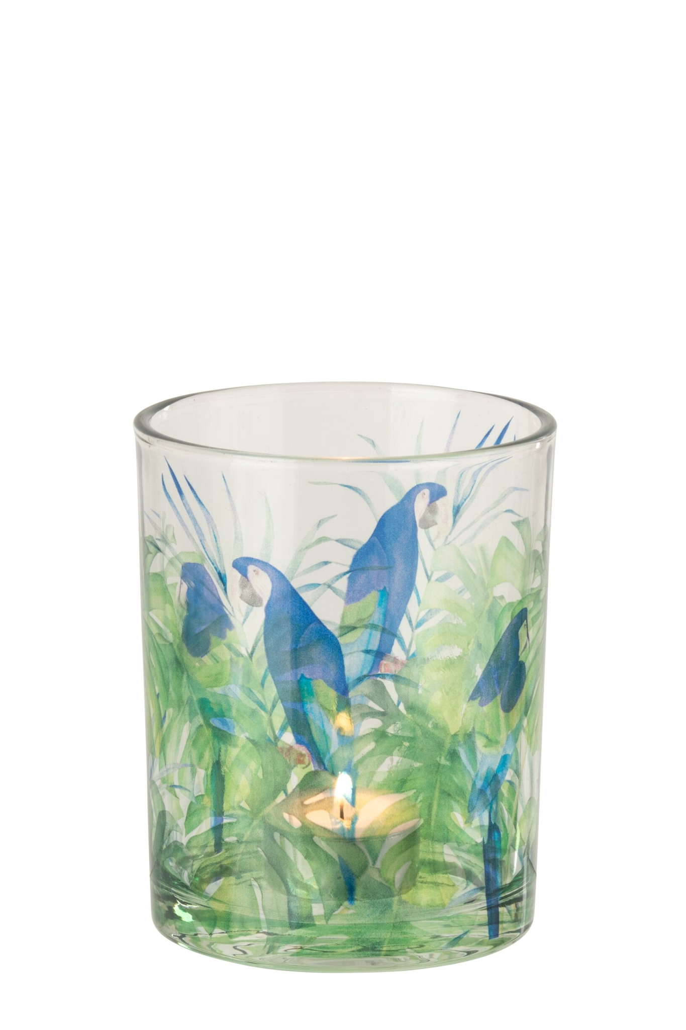 Waxinelichthouder Stanello Glas Blauw