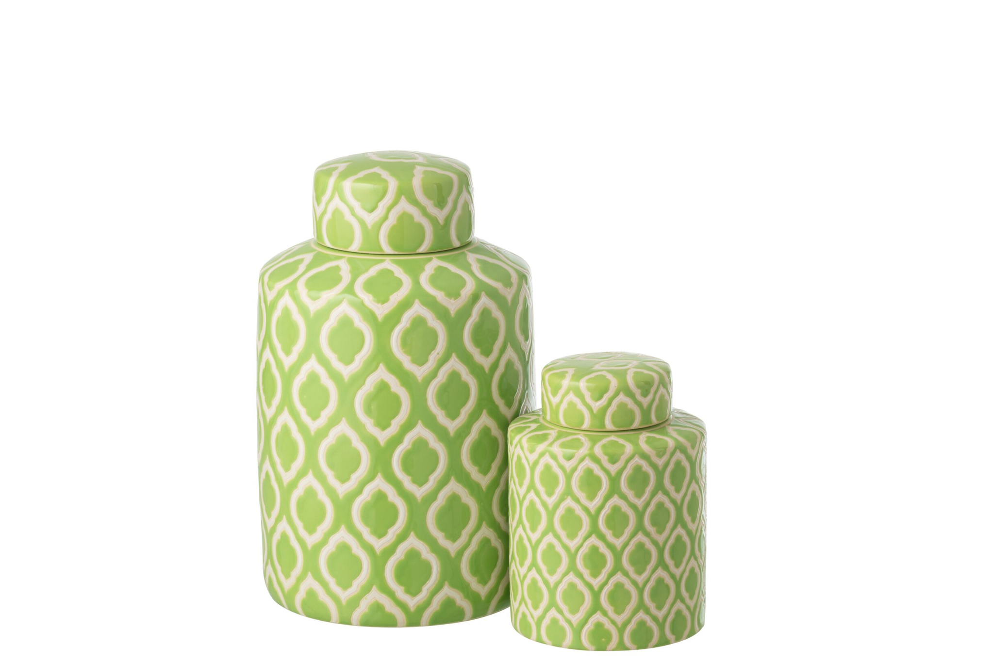Pot Praannena Porselein Groen H30,5 cm - Afbeelding 2
