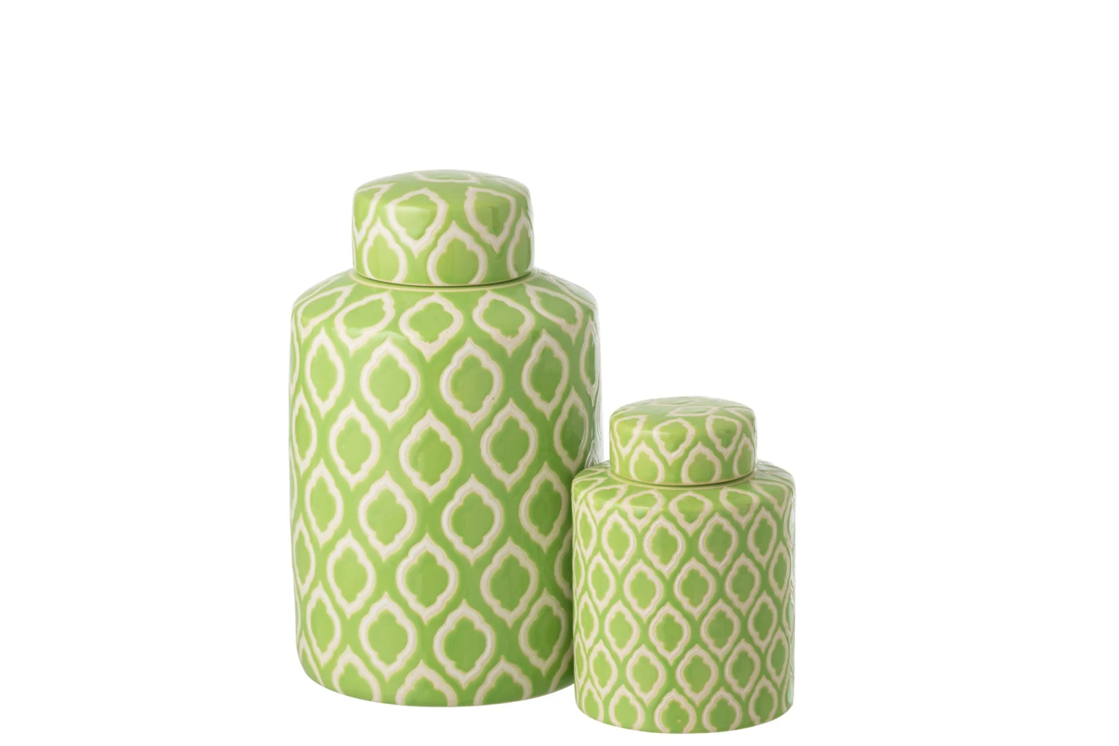 Pot Praannena Porselein Groen H30,5 cm - Afbeelding 2