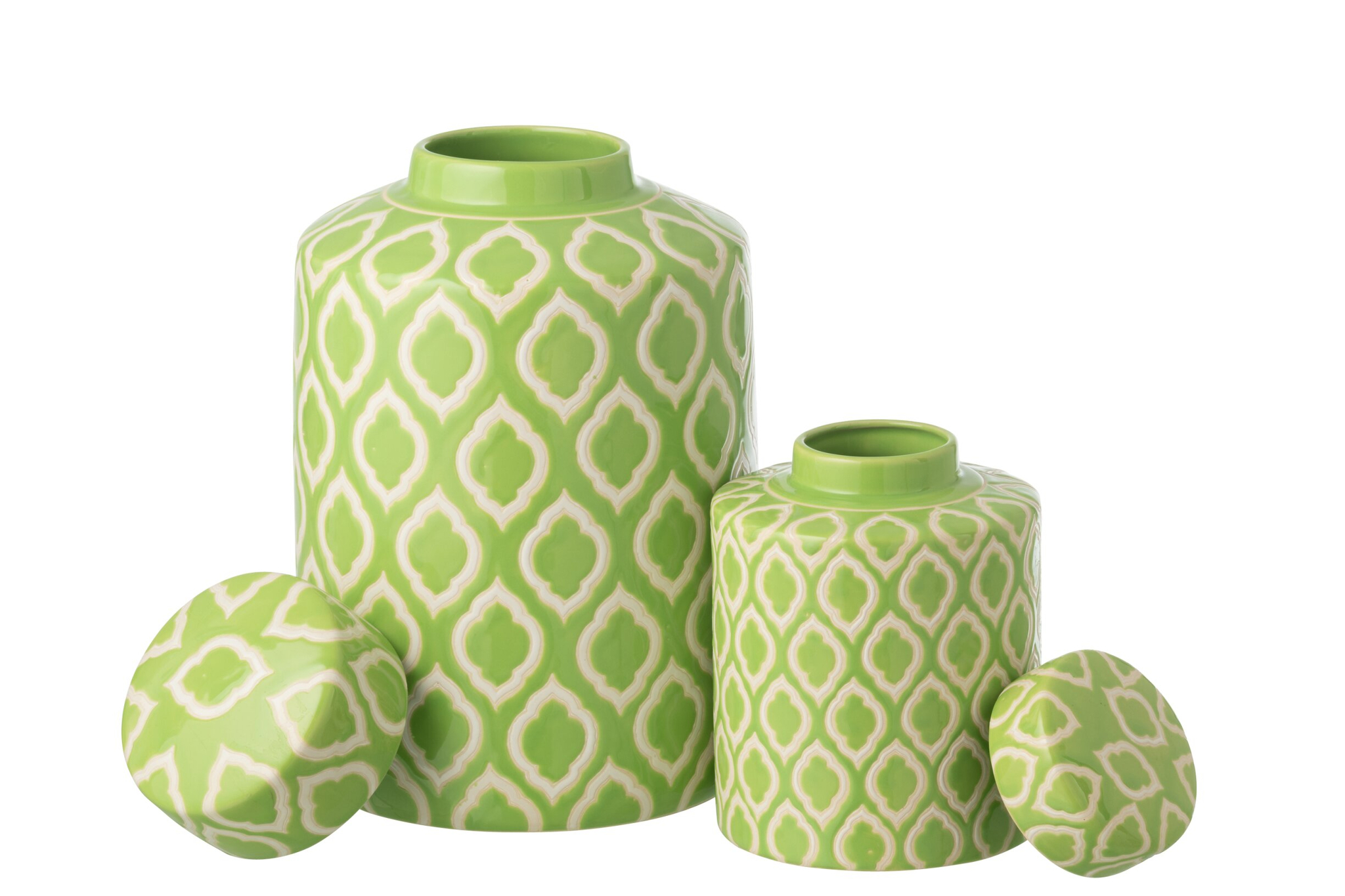 Pot Praannena Porselein Groen H30,5 cm - Afbeelding 3