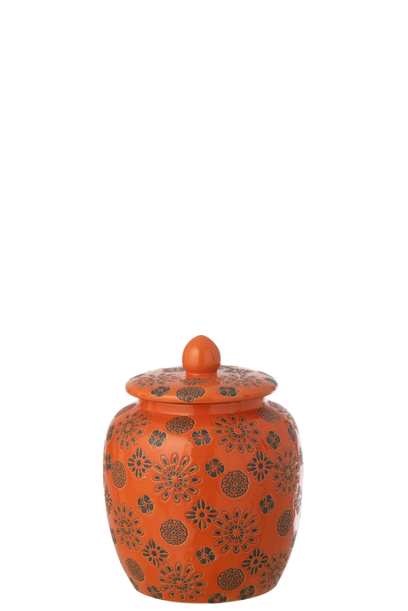 Pot Nolvane Porselein Oranje H27 cm - Afbeelding 2