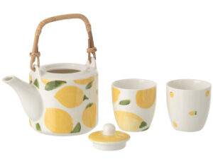 Theepot Korrane Keramiek Wit