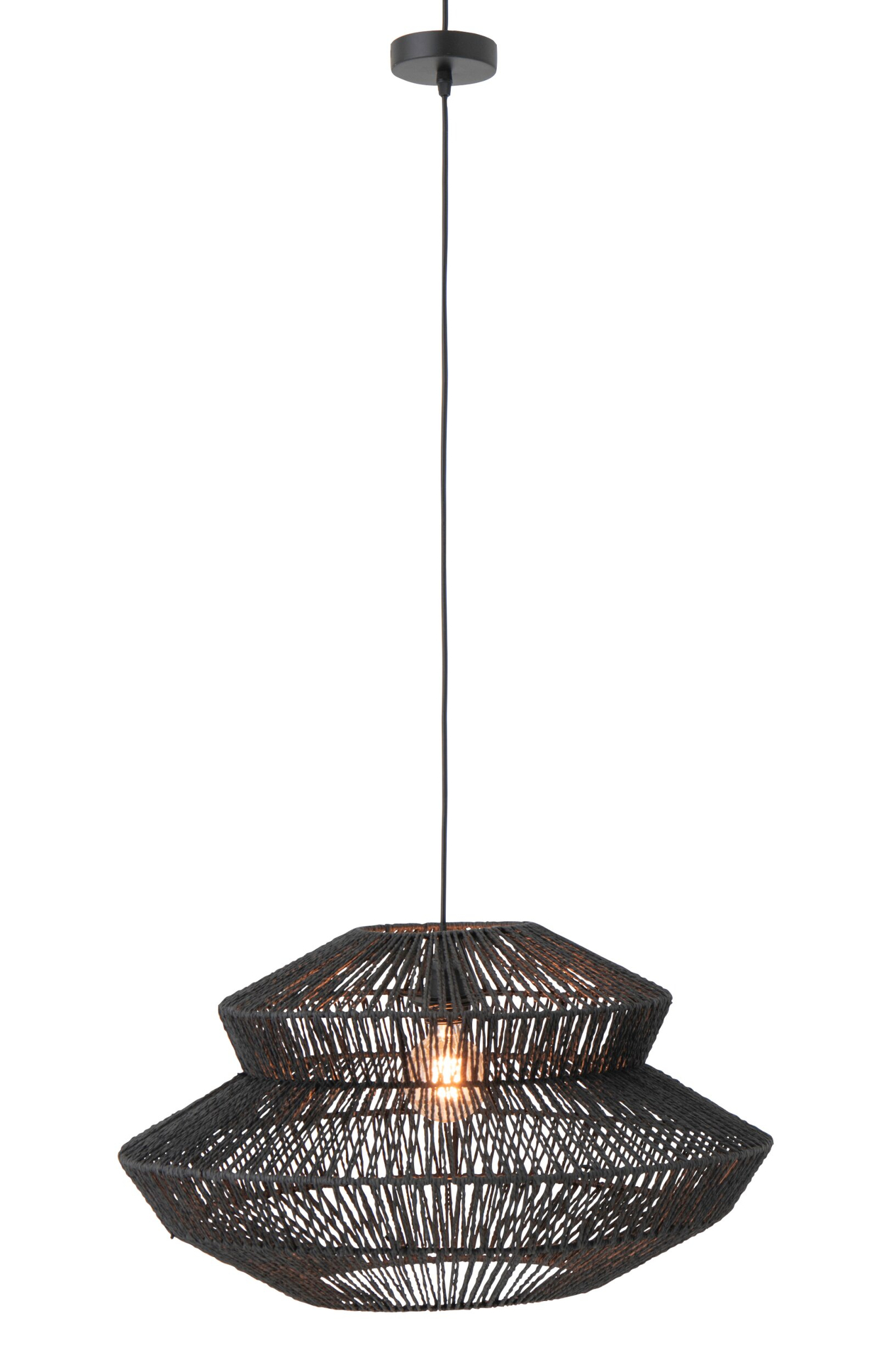 Plafondlamp Gaansero Zwart