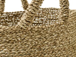 Mand Gustella Zeegras Naturel - Set van 3